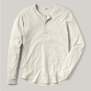 Buck Mason Pima Curved Hem Henley